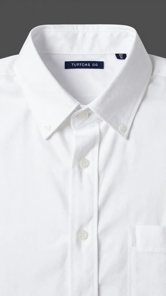 cotton poplin white shirt collar, western stitch detail